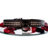 SiaLinda: Halsband echtes Elch Leder mit Strass schwarz 20mm breit - SiaLinda.com